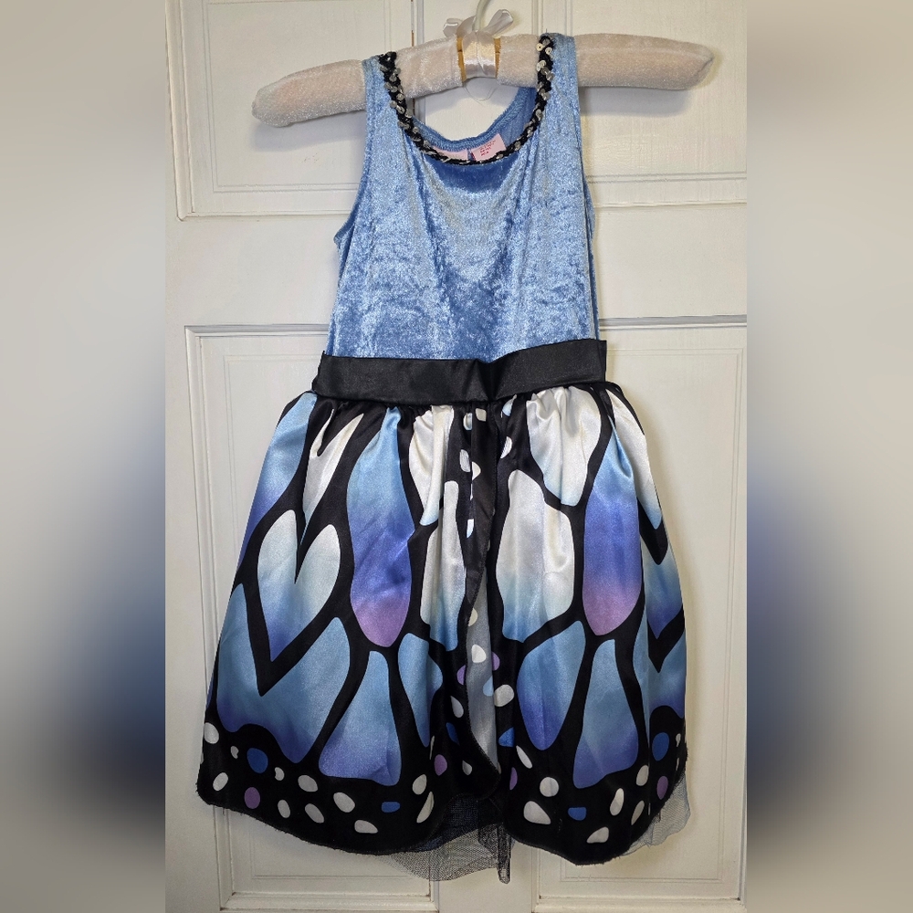 Fairy Dust Dress Up Butterfly Dress Costume- Size Sm 7/8